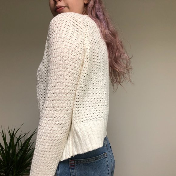 Vintage Crochet Cardigan Size L - Picture 4 of 6